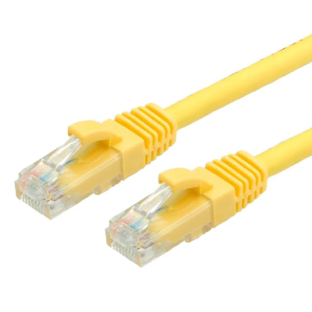 Value UTP Cable Cat.6. halogen-free. yellow. 1.5m