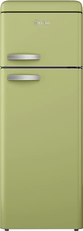 Swan Top Mounted Fridge Freezer Green