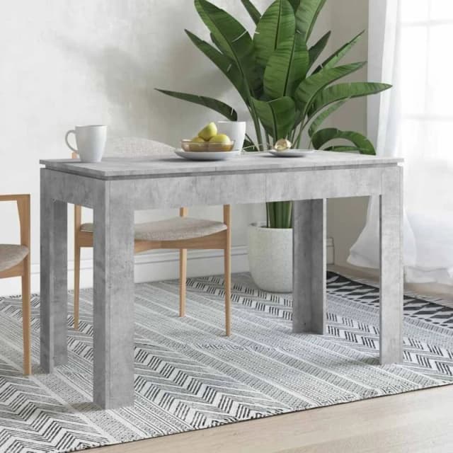 VIDAXL Dining Table Concrete Grey 120x60x76cm Engineered Wood Vidaxl 8719883786919