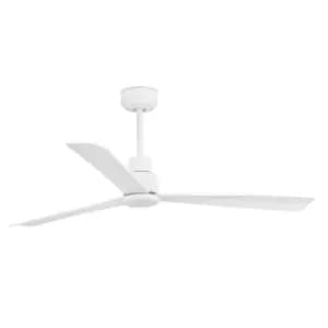 Nassau Medium Ceiling Fan Without Light White