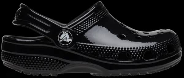 Crocs Kids Classic High Shine Clogs Black C11