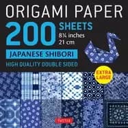 origami paper 200 sheets japanese shibori 8 14 21cm extra large tuttle ori