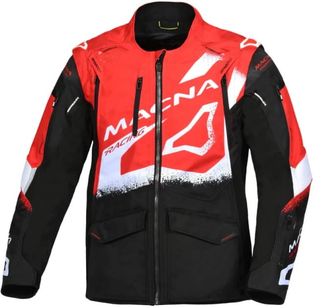Macna Landmark MX Jacket Red Black Size 2XL