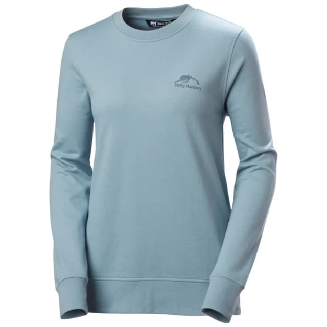 Womens round neck sweatshirt Helly Hansen Nord Graphic Bleu Female XL