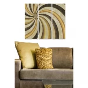 MDF1959379 Multicolor Decorative MDF Painting (3 Pieces)