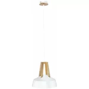 Keter Trix Dome Pendant Ceiling Light White, Gold, 34cm, 1x E27