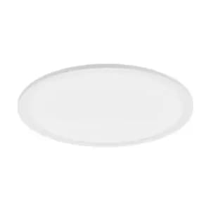 450mm Modern Sleek Ceiling Light White Slim Round Low Profile 28W LED 4000K