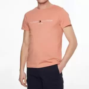 Tommy Hilfiger Mens Tommy Logo T-Shirt - Light Pink - M