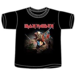 Iron Maiden - Trooper Kids 11 - 12 Years T-Shirt - Black