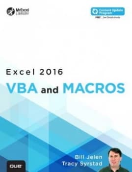 Excel 2016 Vba and Macros by Bill Jelen Book