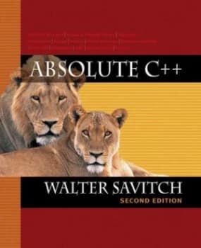 Absolute C++ by Walter Savitch Paperback