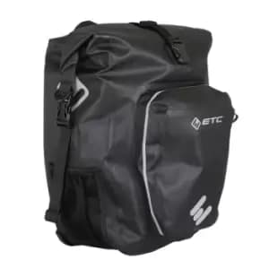 ETC Arid Waterproof Roll top Pannier 27L Black