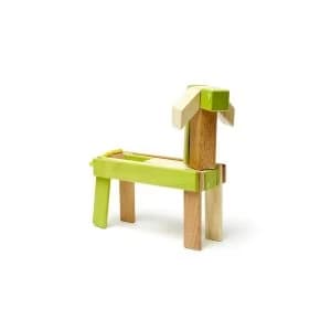 24 Piece Tegu Magnetic Wooden Block Set Jungle