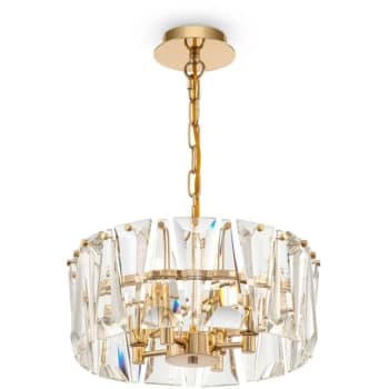 Maytoni Lighting - Maytoni Modern - Puntes Modern Puntes 4 Light Gold Cylindrical Pendant Ceiling Light
