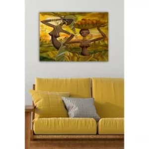 20173414-5070 Multicolor Decorative Canvas Painting