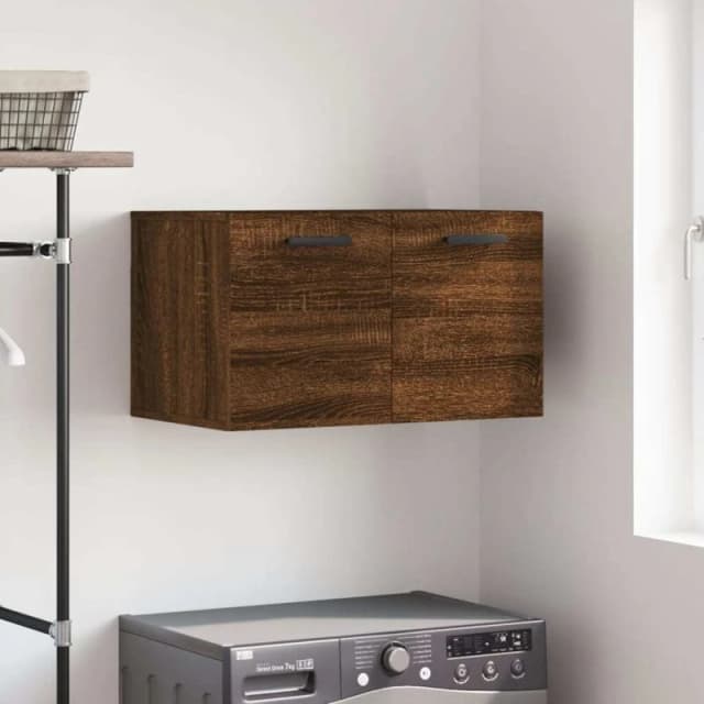 VIDAXL Vidaxl - Wall Cabinet Brown Oak 60x36.5x35cm Engineered Wood 8720845948764