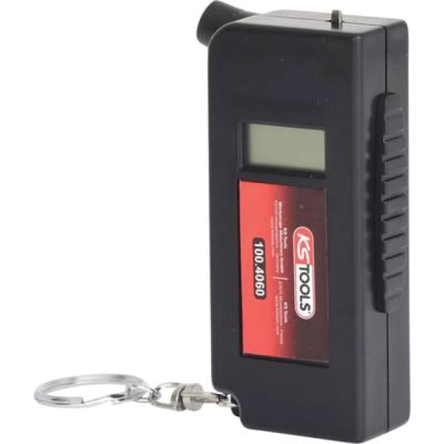 KS TOOLS 100.4060 Compressed Air Tyre Gauge / -Filler with battery, with LCD display, Measuring Range from: 0,35bar, Measuring Range to: 6,80bar, Elec