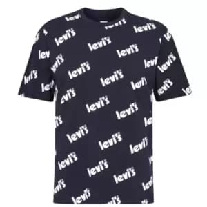 Levis Short Sleeve Relax T-Shirt Mens - Black