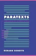 paratexts thresholds of interpretation