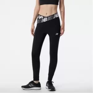 New Balance Relentless Crossover High Rise 7/8 Tight - Black