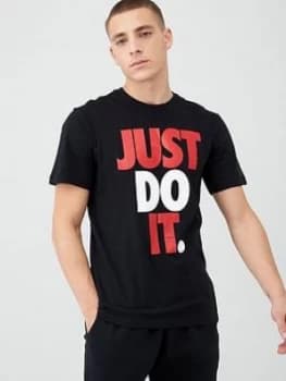 Nike Just Do It T-Shirt - Black/Red
