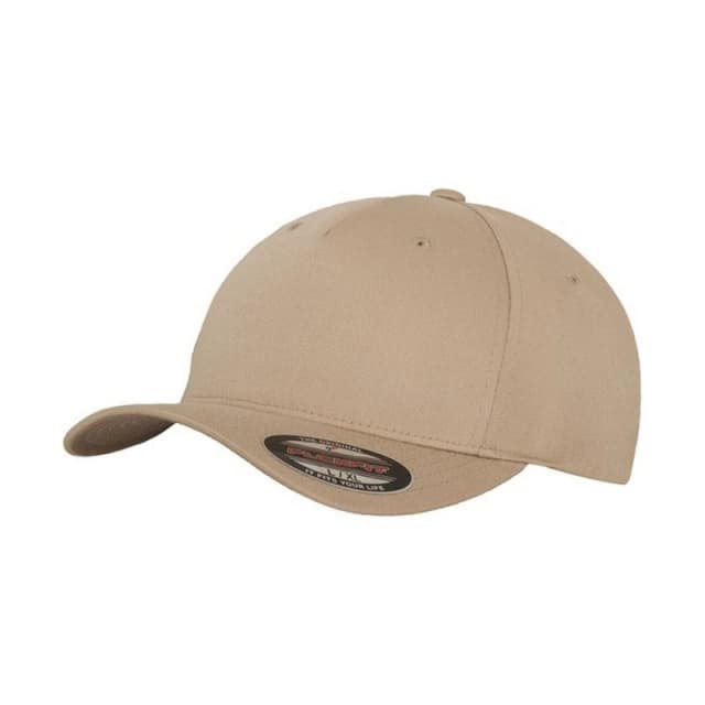 Flexfit Flexfit Men 5 Panel Cap in Khaki Khaki One Size Male 5063300291269