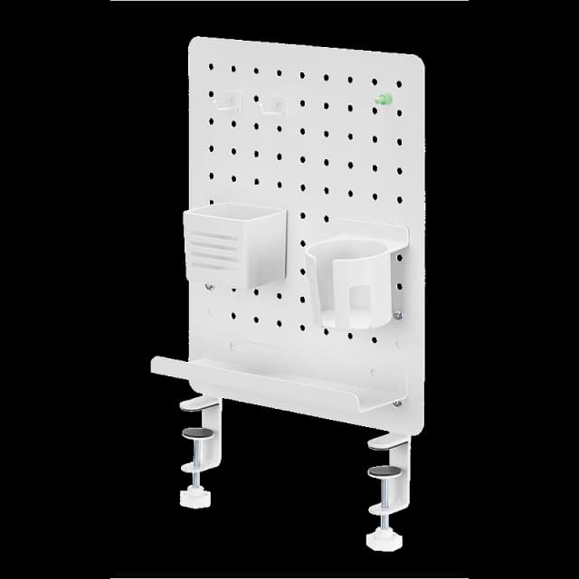 LogiLink Pegboard. Clamp-on. Office. 420x477mm. white