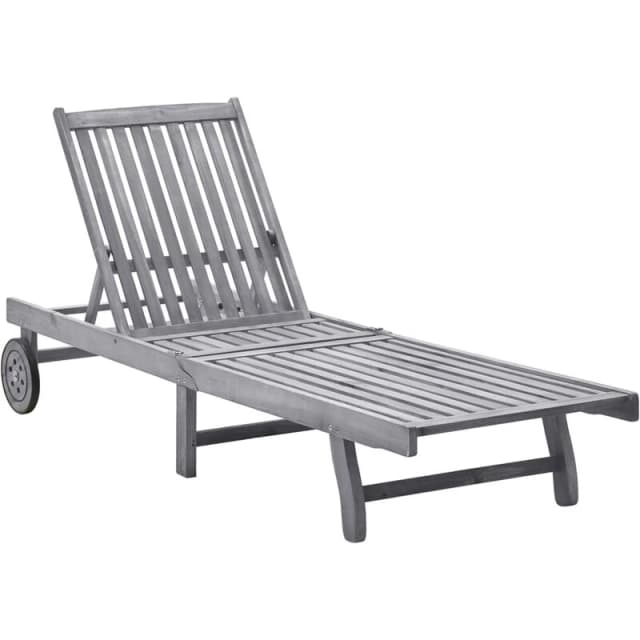 VIDAXL Sun Lounger Solid Acacia Wood Vidaxl 8720286114476