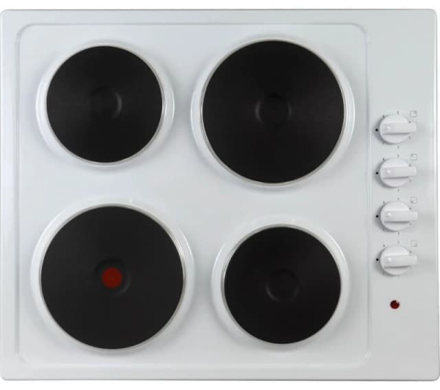 STATESMAN EH160WH 60cm Electric Solid Plate Hob - White 5016368008690