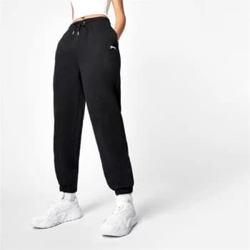 Slazenger x Sophia & Cinzia Fleece Joggers - Black