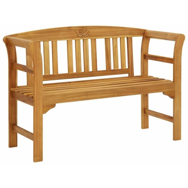 VIDAXL Garden Bench 114cm Solid Acacia Wood Vidaxl 8720286589953