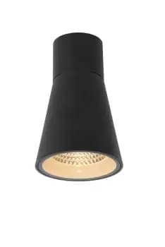 Derby Modern Flush ceiling light Outdoor - LED - 1x9W 2700K - IP65 - Black