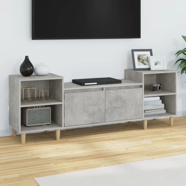 Vidaxl TV Cabinet Concrete Grey 160X35X55cm Engineered Wood, Grey 821192