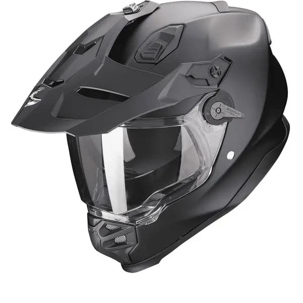 Scorpion ADF-9000 Air Solid Matt Pearl Black Adventure Helmet L