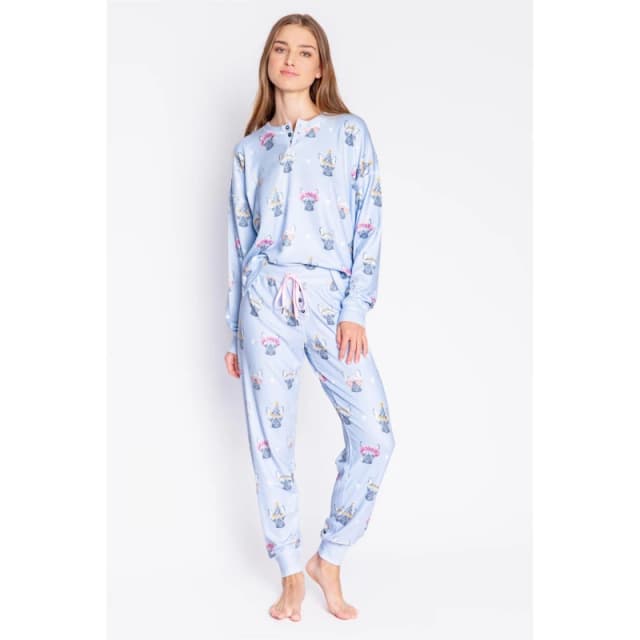 PJ Salvage Birthday Pyjama Hellblau female 8 (XS)