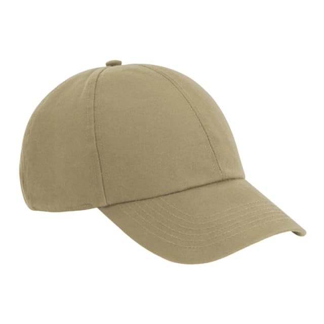 Beechfield Beechfield Men Cotton 6-panel Cap in Light Brown Light Brown One Size Male 5063300060681