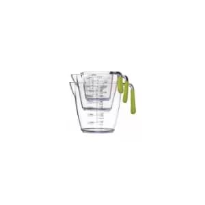 Three Piece Measuring Jug Set (200ml/400ml/900ml) Green - Colourworks