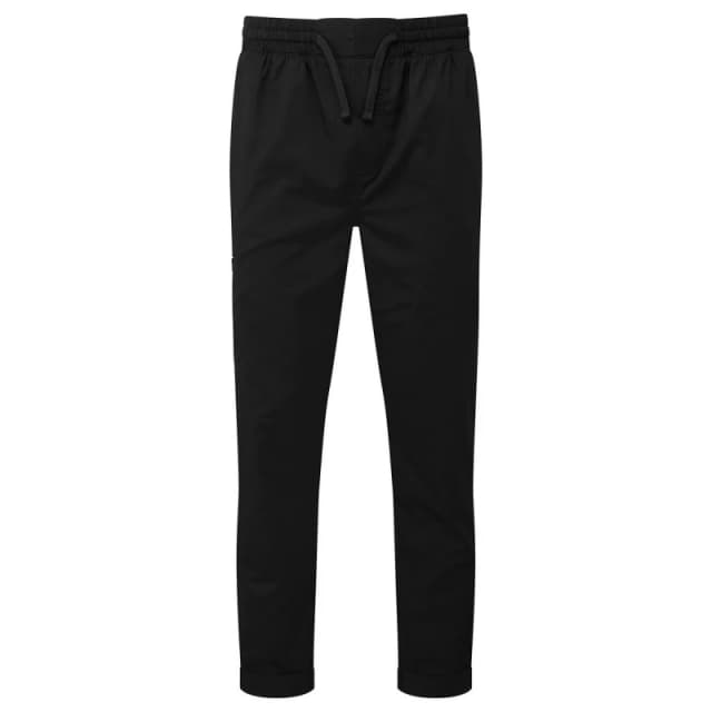 Premier Recyclight Cargo Chef Trousers Black male