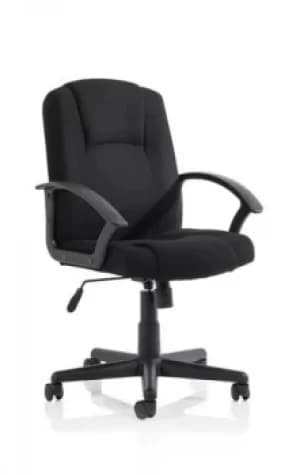 Bella Executive Managers Chair Black Fabric