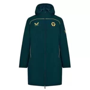 Castore Wolves Mens Pro Training Bench Jacket - Green