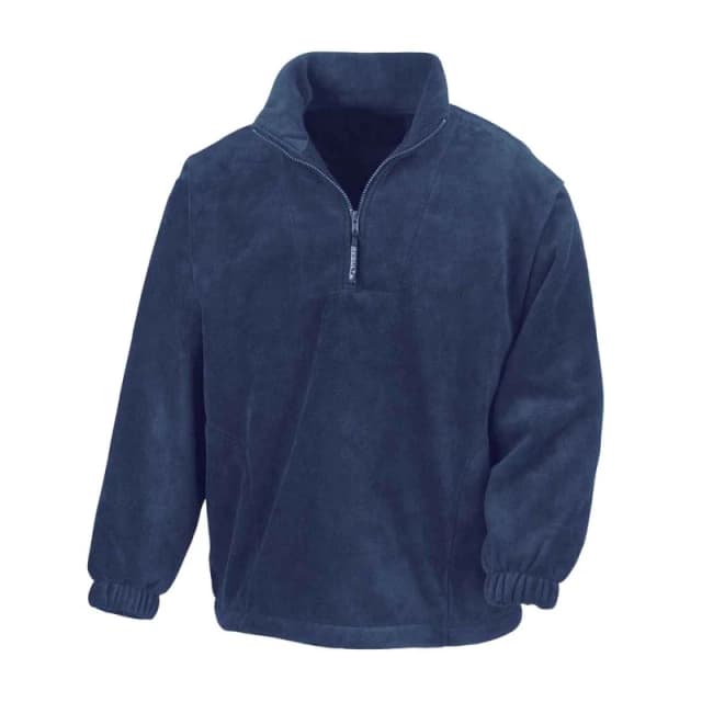 Result Result Men Polartherm Zip Neck Fleece in Navy Size: X-Small Navy XS Male 5063527676269
