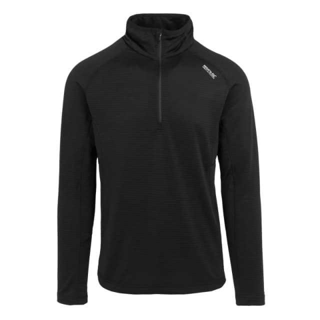 Regatta Regatta Men 'Yonder II' Half Zip Fleece in Jet Black Size: 3X-Large Jet Black XXXL Male 5063019762166