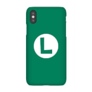 Nintendo Super Mario Luigi Logo Phone Case - iPhone X - Snap Case - Gloss
