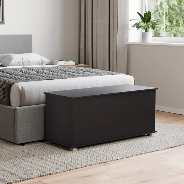 Lassic Vida Designs Leon Storage Ottoman Black unisex One Size