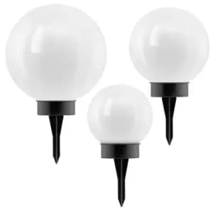 Eglo SET 3XSOLAR-LED ball dia:150/200/250 w/spike