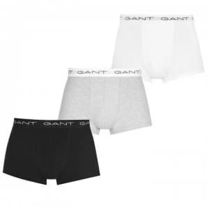 Gant 3 Pack Trunks - Grey 093