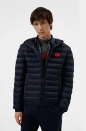 Hugo Boss Balin Hooded Padded Jacket Natural Size XL Men