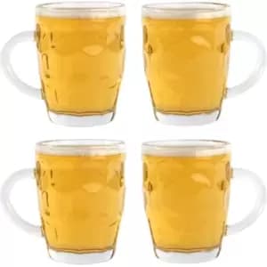 Glass Beer Tankards - Set of 4 M&W - Multi