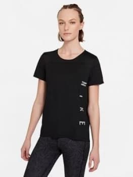 Nike Running Miler Dvn Gx Tee - Black