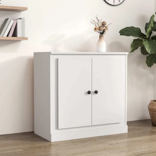 Vidaxl Sideboard White 70X35.5X67.5cm Engineered Wood
